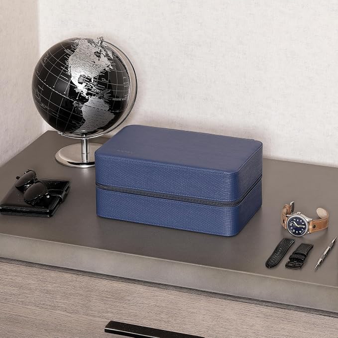 ROTHWELL 8 Watch Travel Case Storage Organizer