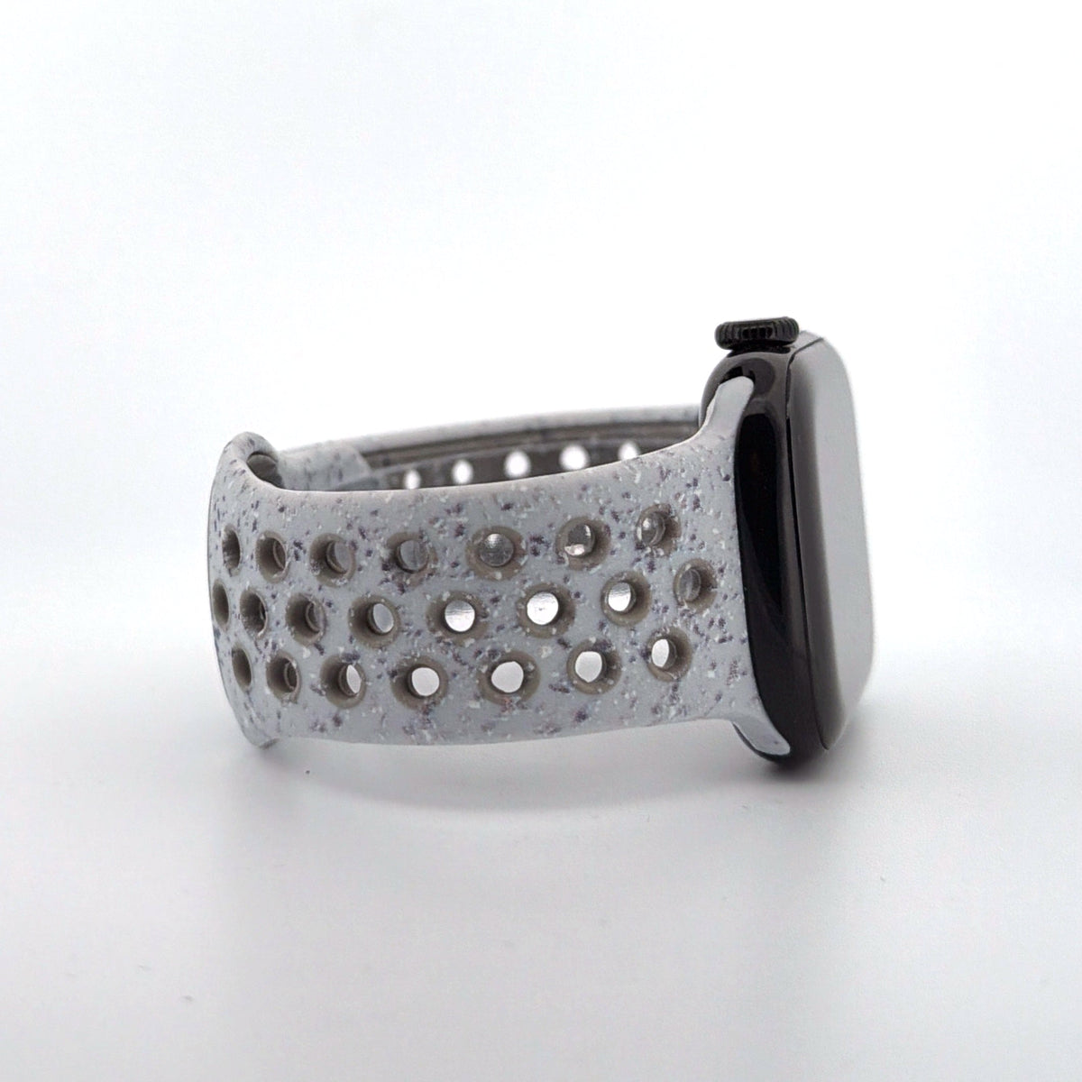 Silicone Nike Style Sport Band (For Apple Watch) Veiled Grey