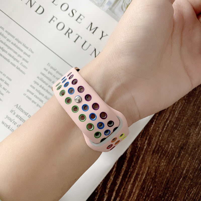 Silicone Sports band for Samsung Galaxy, Huawei, Amazfit and Garmin watch