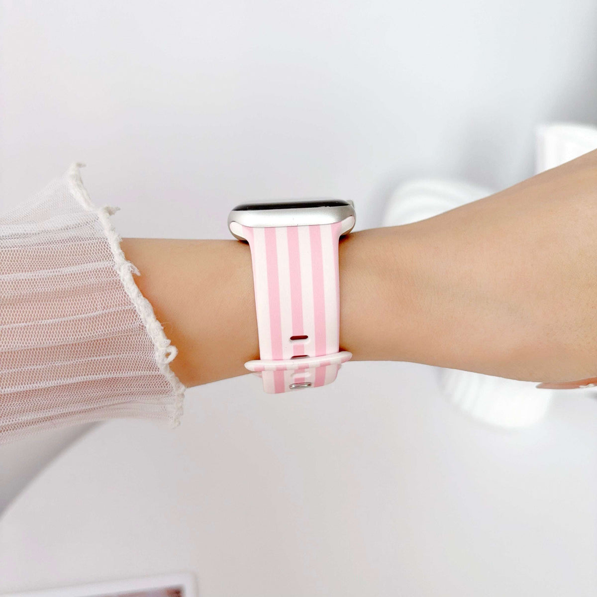 Silicone Prints - Pink Stripe