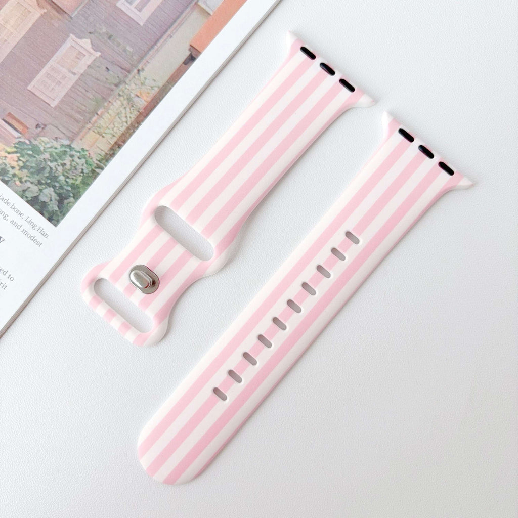 Silicone Prints - Pink Stripe