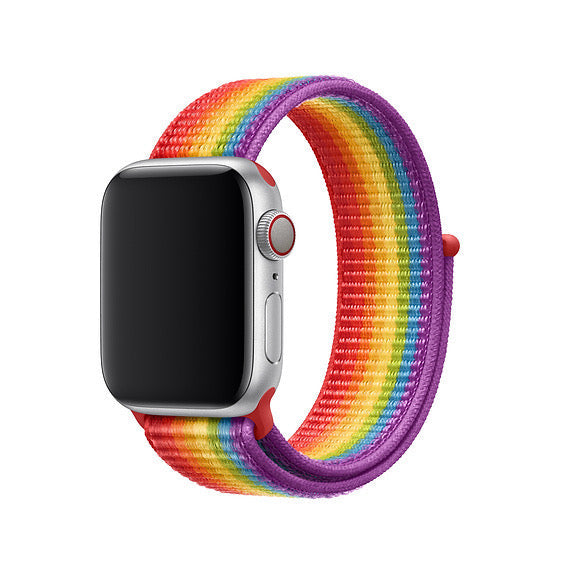 Nylon Fabric Loop Band For Apple Watch Multiple Colors Available