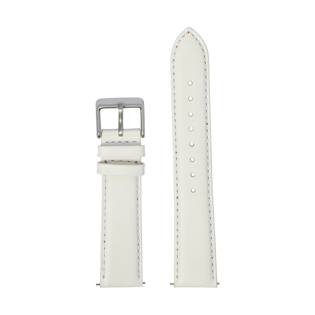 [Quick Release] Padded Leather - White