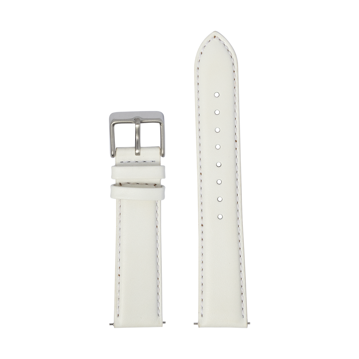 [Quick Release] Padded Leather - White