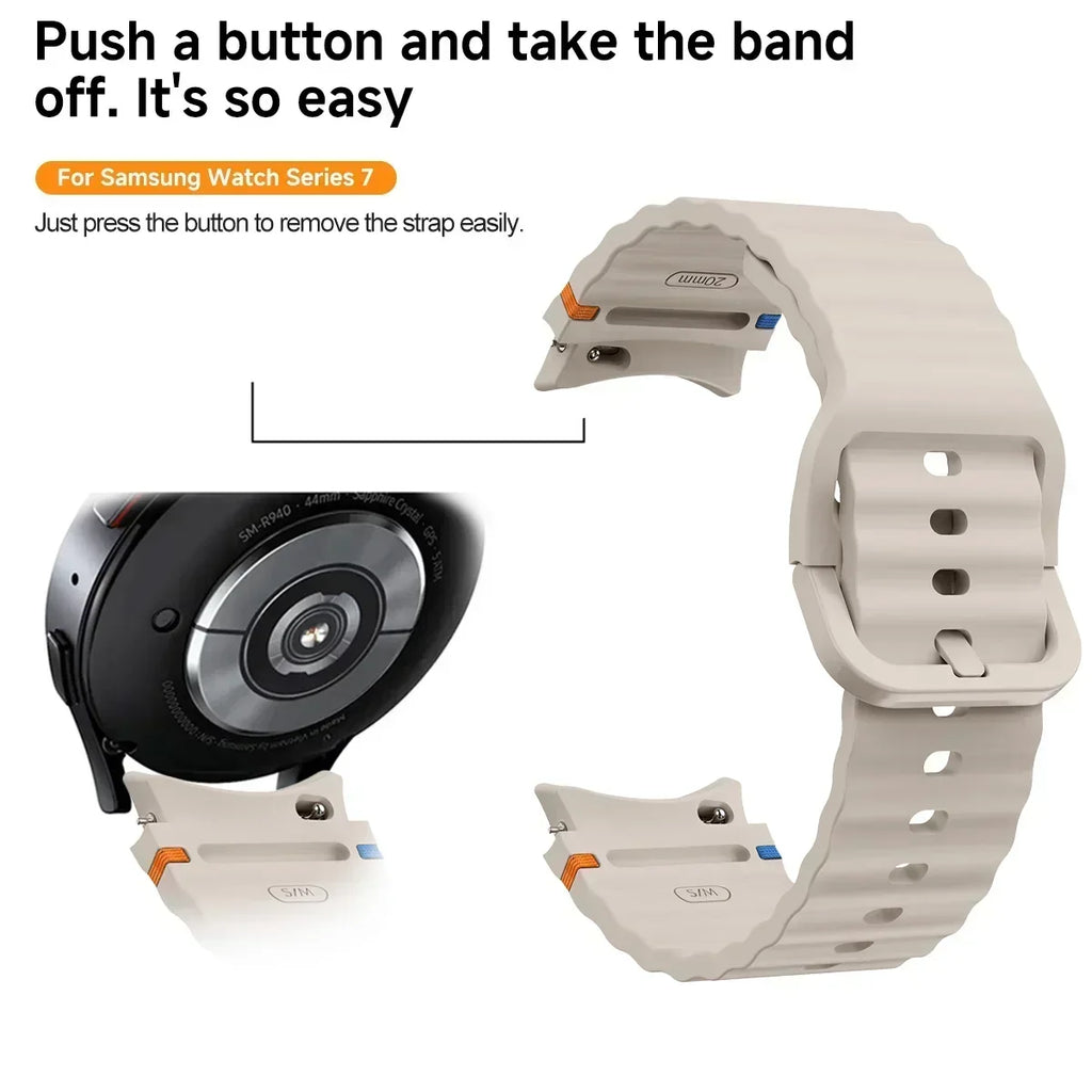 Original-Style Silicone Sport Band for Samsung Galaxy Watch