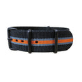 Gamma | Black & Gray & Orange | One-Piece | Nylon | PVD Hardware