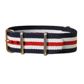Patriot II | Blue & White & Red | One-Piece | Nylon | Polished Hardware