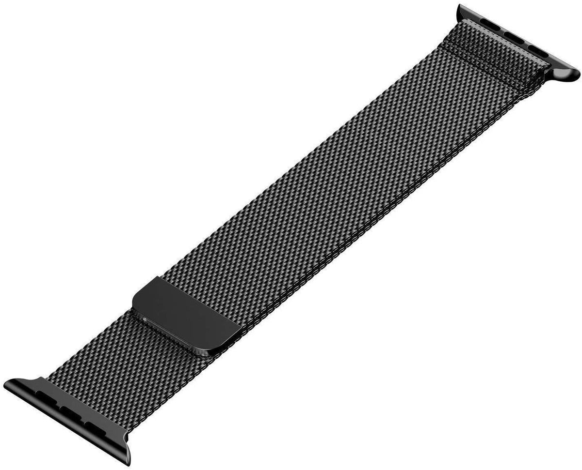 Magnetic Milanese Loop Band (For Apple Watch) Black