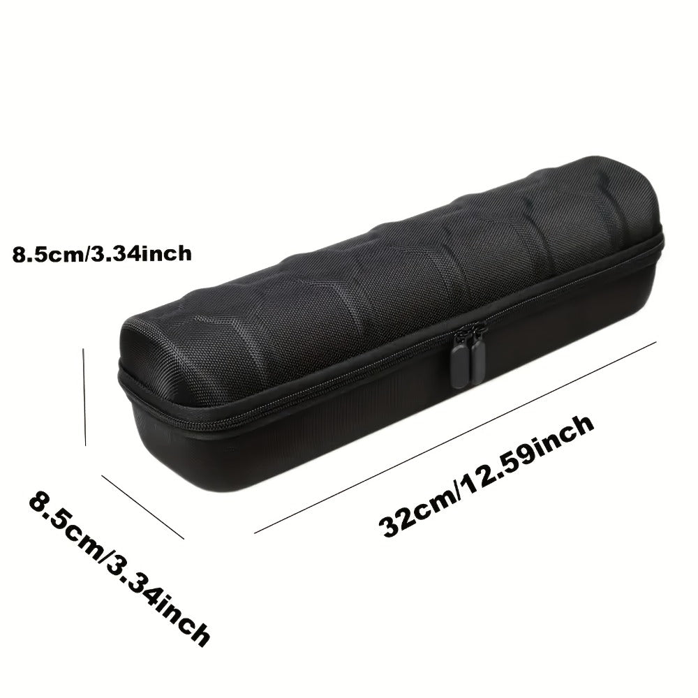 Five-Slot Travel Watch Case with Zippered Hard-Shell Form, Carry Handle and Removable Pillows